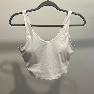 The Gym People White Crop Top